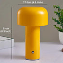 Abajur - Mini Cogumelo Designer italiano portátil, sem fio e recarregável.